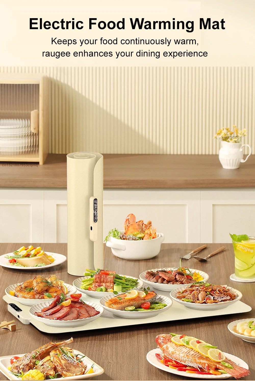 Chauffe-Plat Électrique Pliable en Silicone