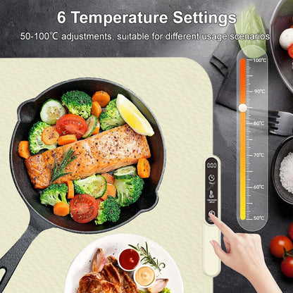 Chauffe-Plat Électrique Pliable en Silicone